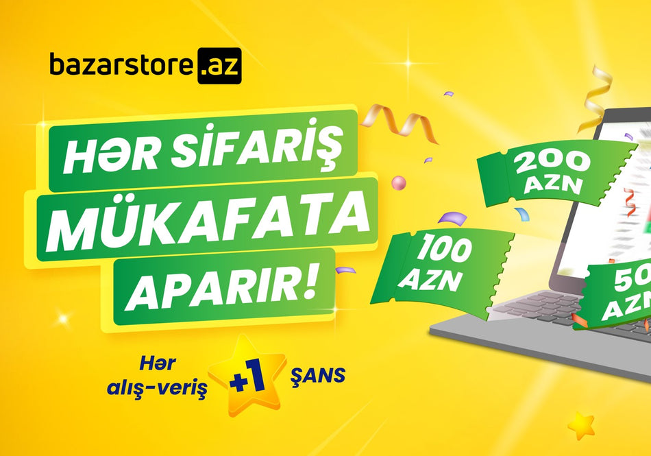 Hər sifariş mükafata aparır! 😍