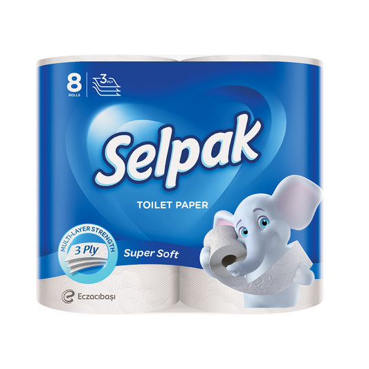 SELPAK TUALET KAĞIZI 8 Lİ ULTRA 3 QAT