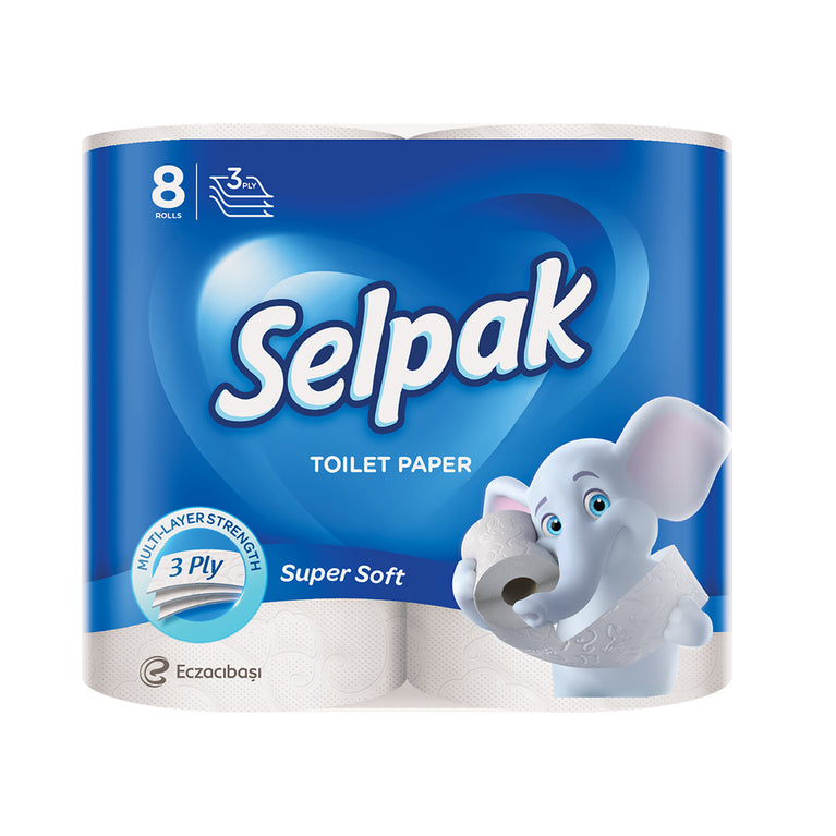 SELPAK TUALET KAĞIZI 8 Lİ ULTRA 3 QAT