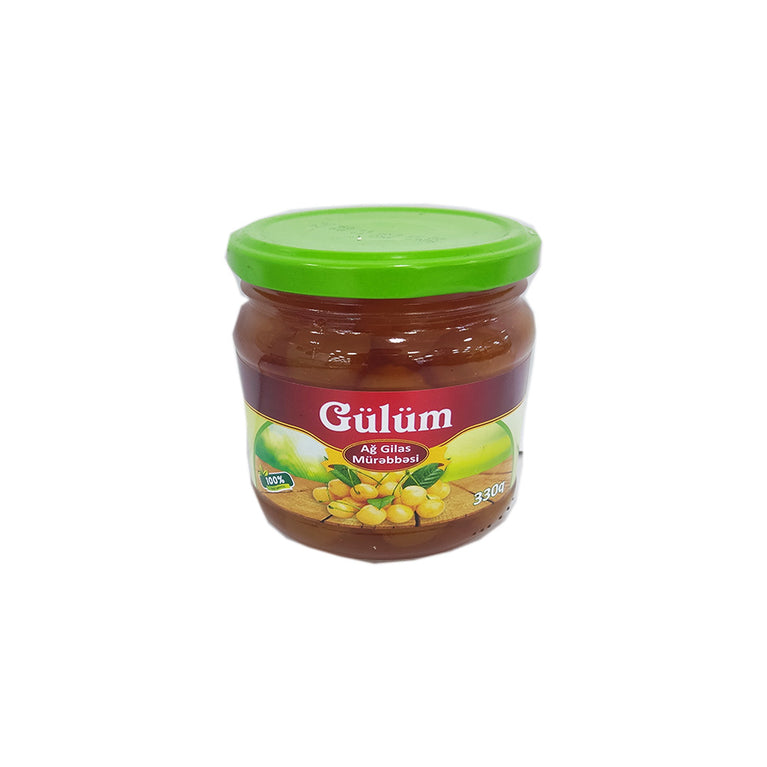 GÜLÜM AĞ GİLAS MÜRƏBBƏSI 330 Q