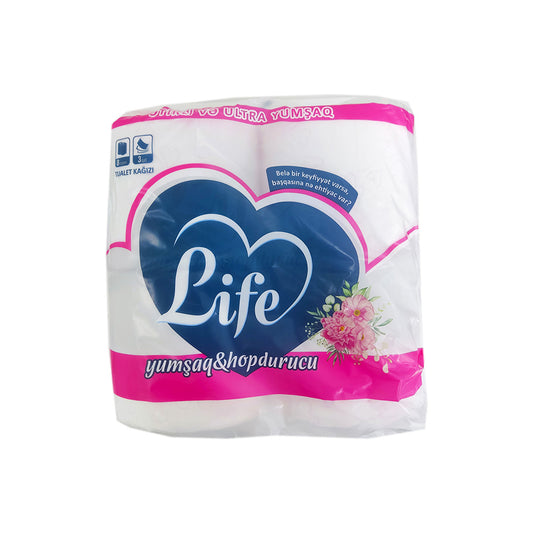 LİFE TUALET KAĞIZI 8 Lİ ƏTİRLİ 3 QAT