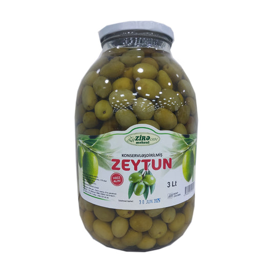 ZIRE YAŞIL ZEYTUN 3 L TUMLU