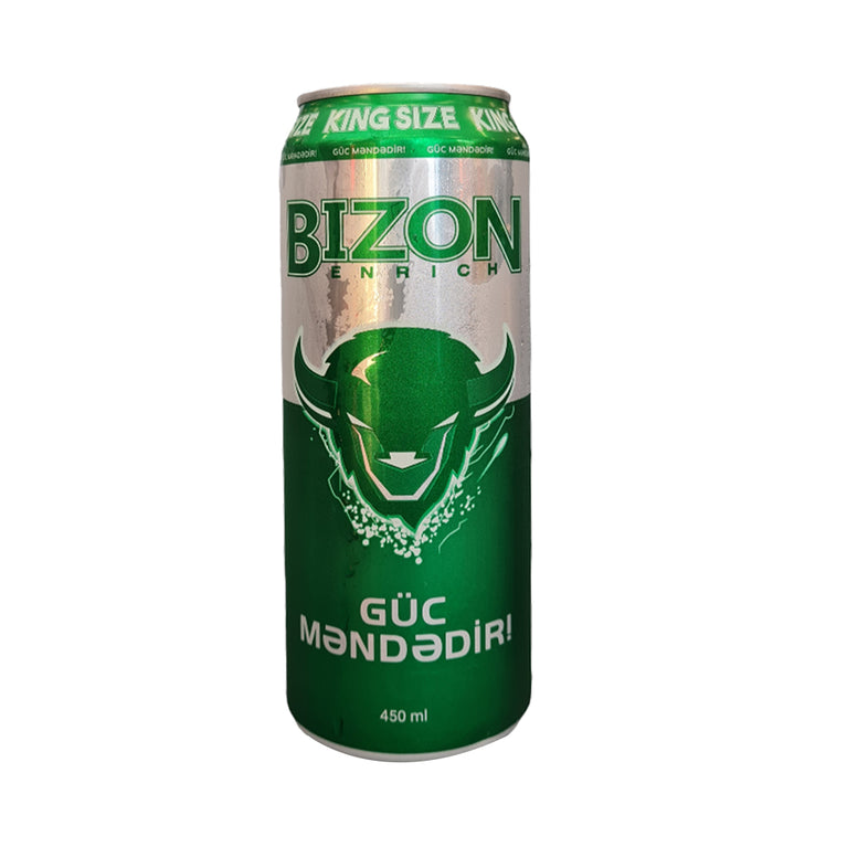 BIZON GREEN QAZLI  İÇKİ 0,450ML