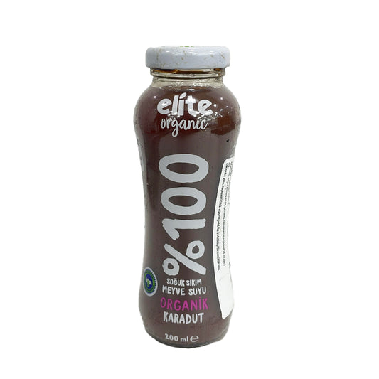 ELİTE ORQANİK SU 200 ML 100% QARA TUT