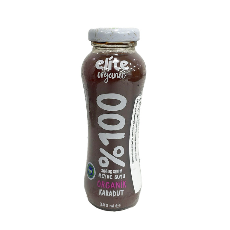 ELİTE ORQANİK SU 200 ML 100% QARA TUT