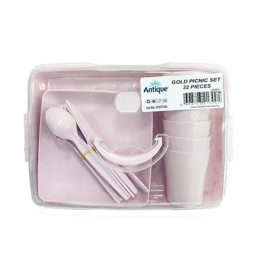 ANTIQUE GOLD PİKNİK SETİ 32 PARÇA 43005