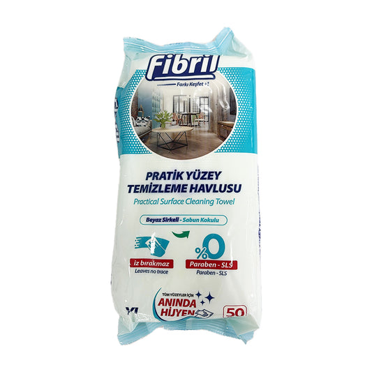 FİBRİL SƏTH TƏMİZLƏYİCİ 50 Lİ AĞ SBN