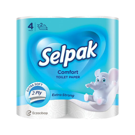 SELPAK TUALET KAĞIZI 4 LÜ COMFORT 2 QAT