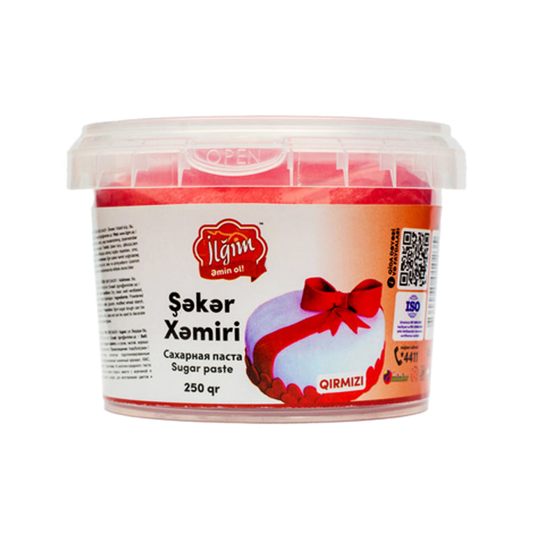 ILGIM ŞƏKƏR XƏMİRİ 250 Q QIRMIZI