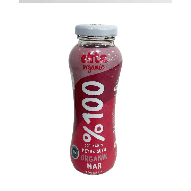 ELİTE ORQANİK SU 200 ML 100% NAR