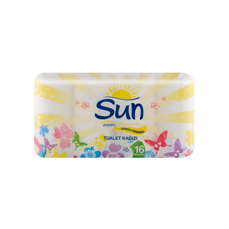 SUN TUALET KAĞIZI 16 LI 2 QAT
