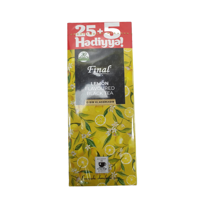 FİNAL TB ÇAY 60 QR LİMONLU ZƏRFLİ
