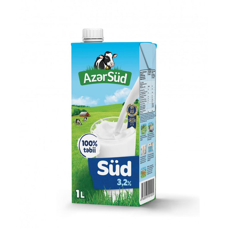 AZƏRSÜD 3,2% 1 LT TETRA PAK