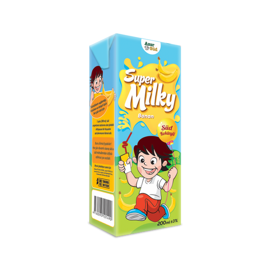 SUPER MILKY BANANLI SÜD 200 ML TETRA PAK