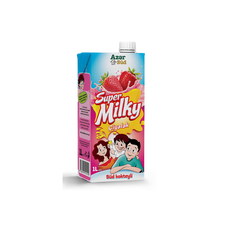 SUPER MİLKY ÇİYƏLƏKLI SUD 1 L