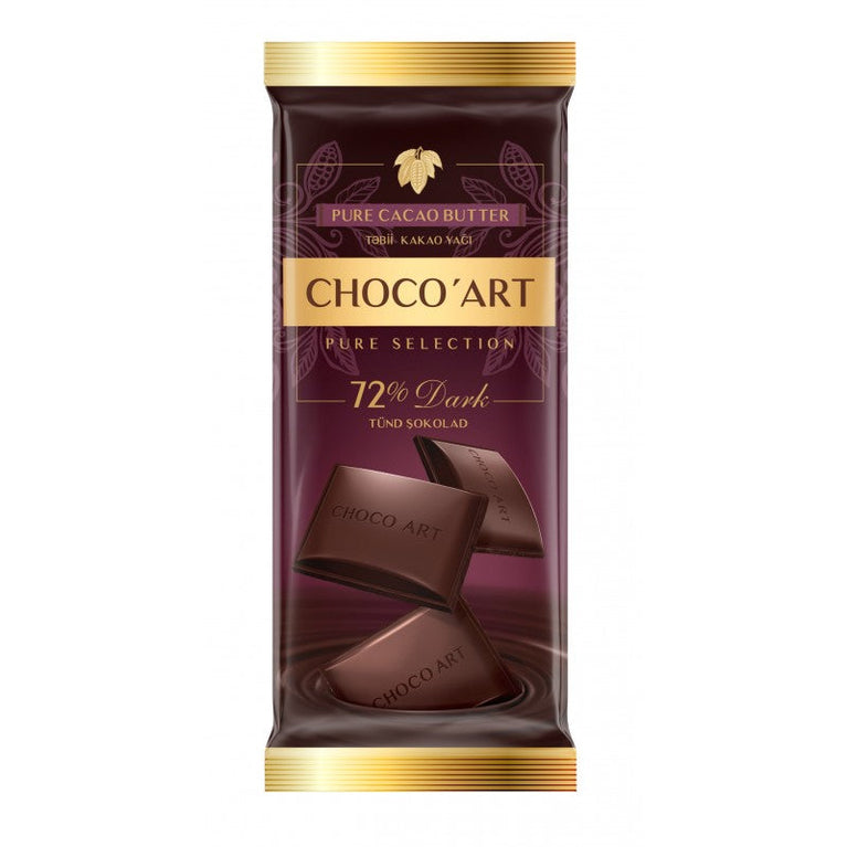 CHOCO ART ŞOKOLAD 85 Q 72% BİTTER