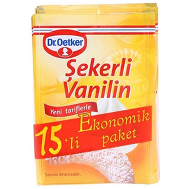 DR.OETKER ŞƏKƏRLİ VANİL 5GR 15-Lİ PAKET