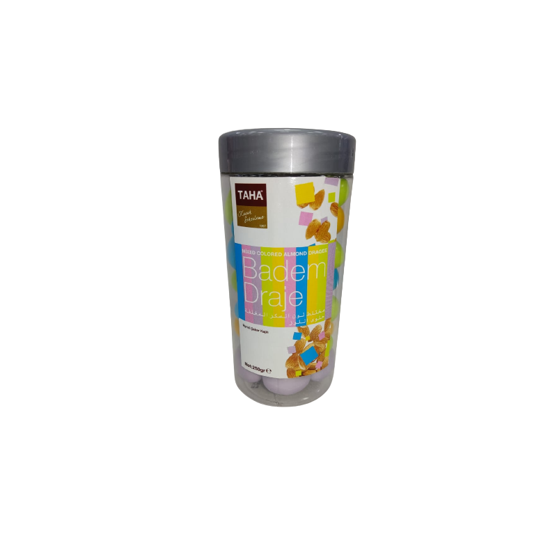 TAHA SÜDLÜ ŞOKOLADLI BADAM DRAJE 250GR