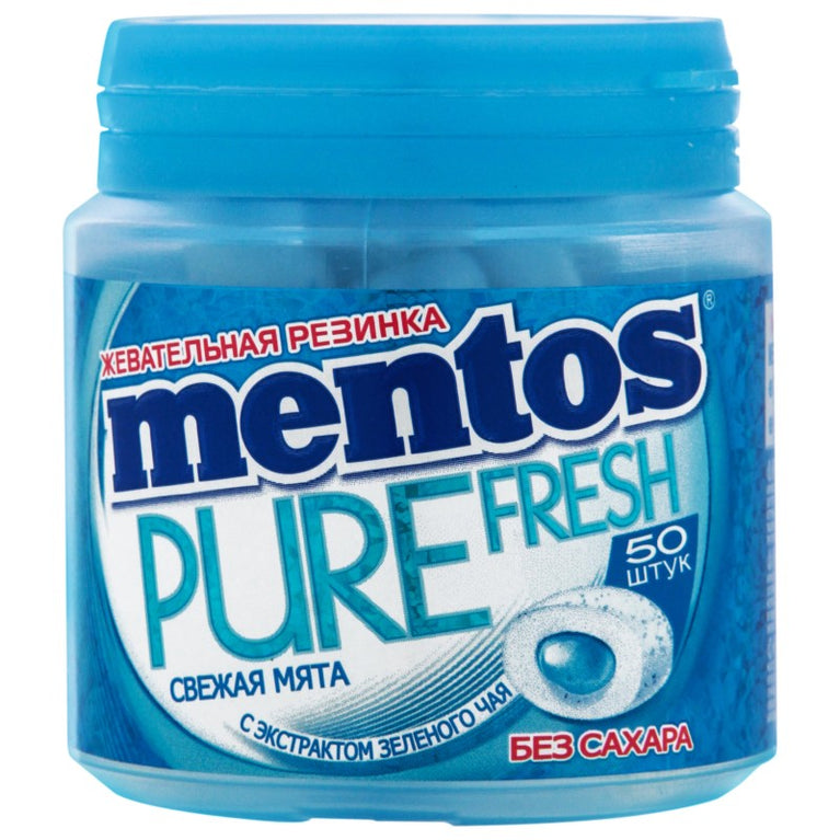 MENTOS SAQQIZ PURE FRESH MİNT 50 ƏDƏD