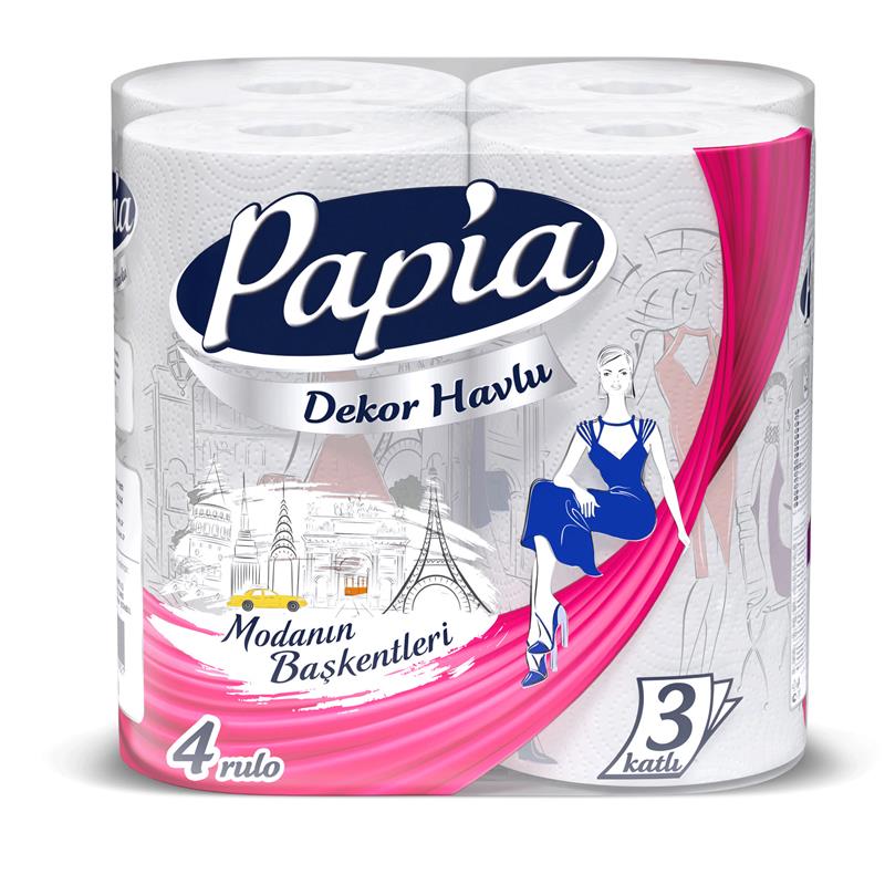 PAPİA DEKOR MƏTBƏX SALFETİ 4 ƏDƏD