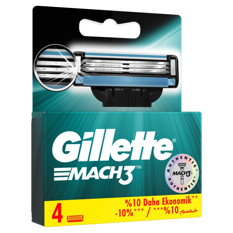 GILLETTE MACH 3 TƏRAŞ BIÇAĞI 4 ƏDƏD