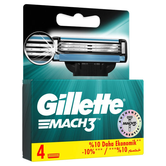 GILLETTE MACH 3 TƏRAŞ BIÇAĞI 4 ƏDƏD