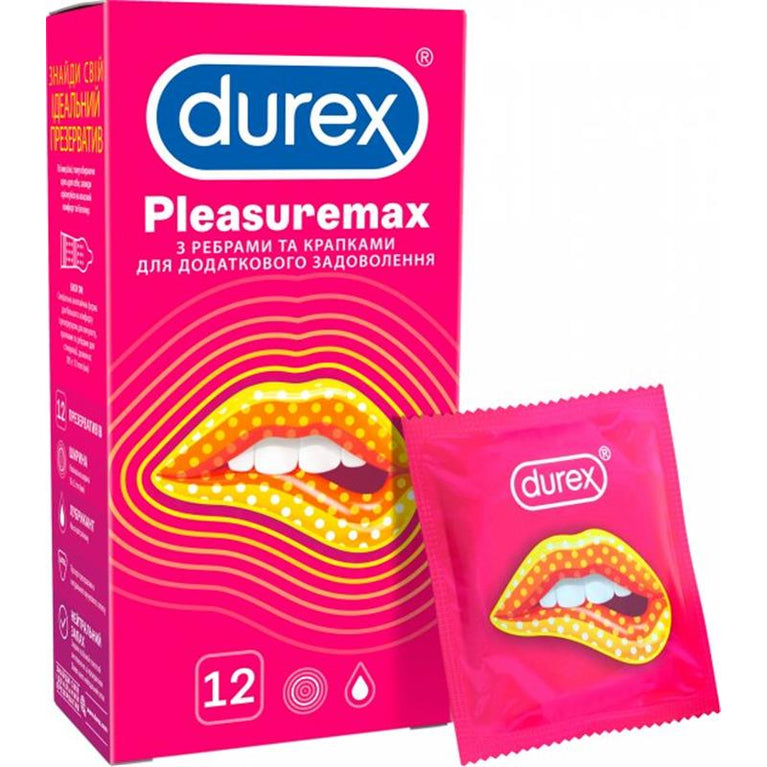 DUREX PREZERVATİV 12-Lİ PLEASUREMAX