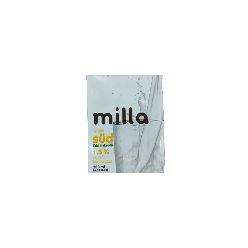 MILLA SUD AZ YAGLI 1,5% 200 ML
