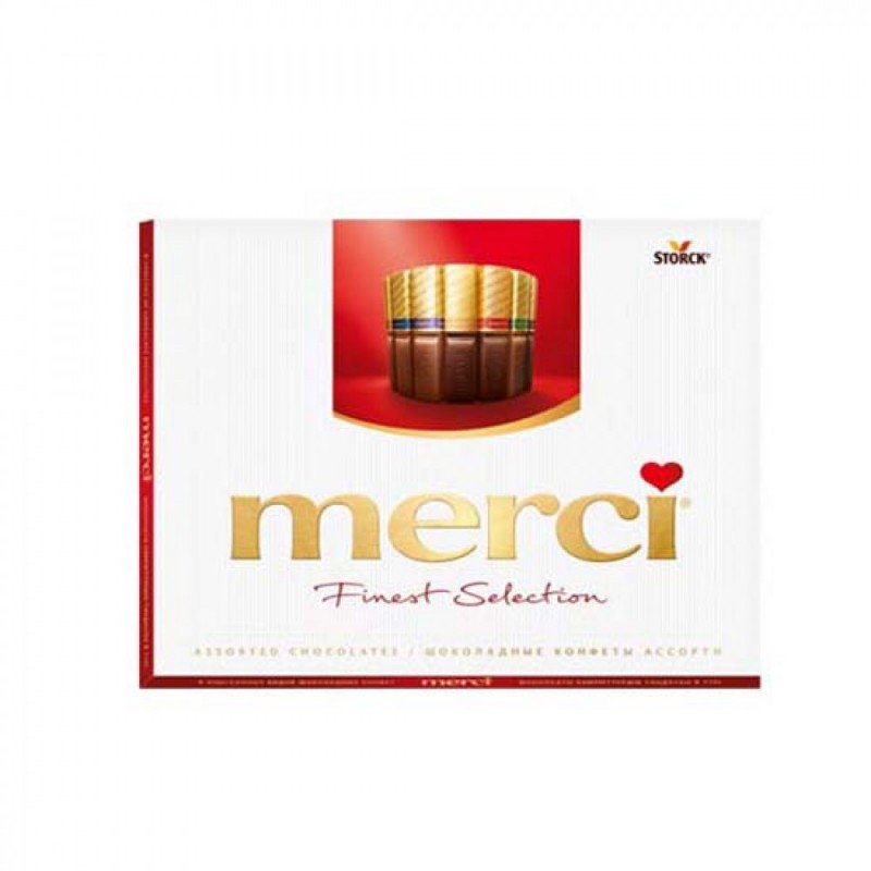 MERCİ FİNEST SEL QIRMIZI ŞOKOLAD 400 QR