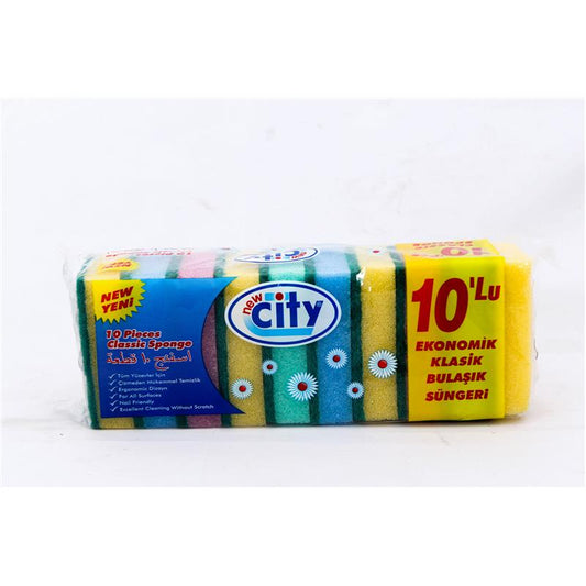 NEW CITY QAB SÜNGƏRİ 10 ƏDƏD