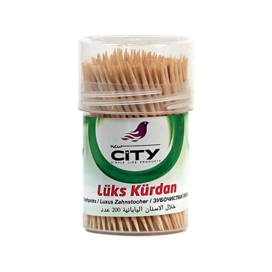NEW CITY LUKS YAPON DİŞ ÇÖPÜ 200 LÜ