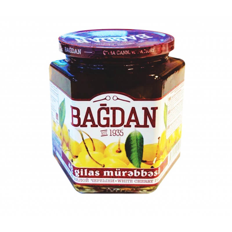 BAĞDAN MÜRƏBBƏ 400 Q AĞ GİLAS