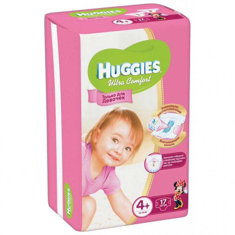 HUGGIES UC CONV UŞAQ BEZİ N4 17 Lİ QIZ