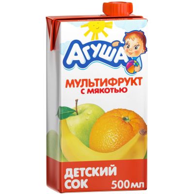 AQUSA SOK 500 ML MULTIFRUKT