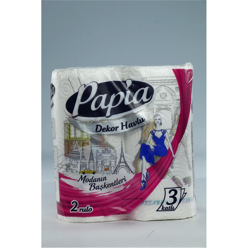 PAPIA MƏTBƏX SALFETİ DEKOR 2 ƏDƏD