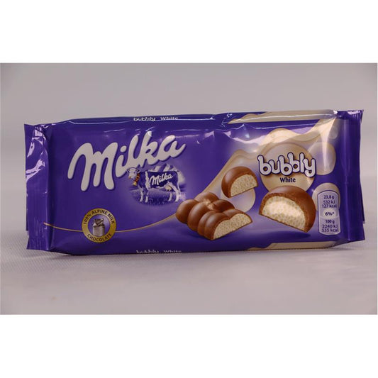 MILKA BUBBLY WHITE 95 GR