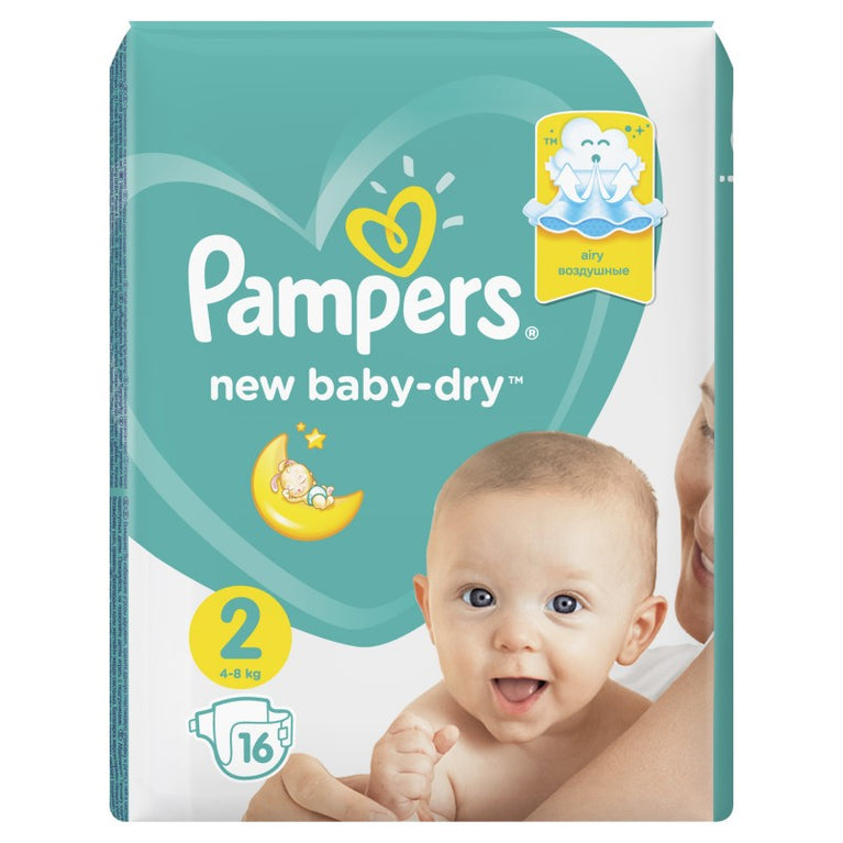 PAMPERS ACTİVE KİÇİK 4-8 KG N2 16 ƏDƏD