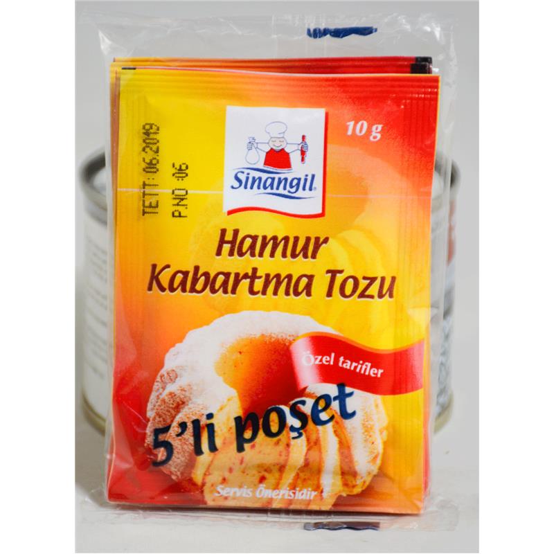 SİNANGİL 5Lİ XƏMİR QABARTMA TOZU 10 Q