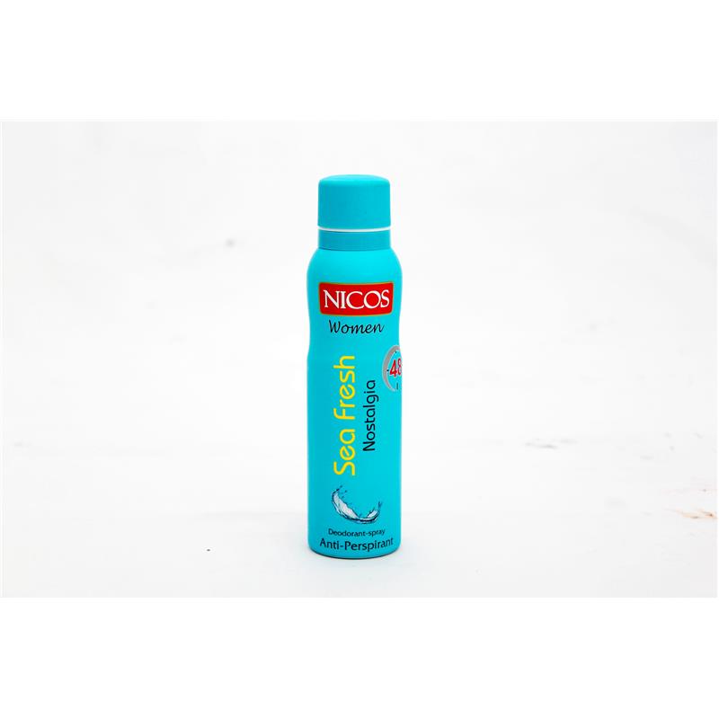 NICOS DEZODORANT QADIN 150 ML SEA FRESH