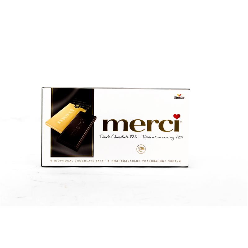 MERCİ TÜND ŞOKOLAD 72% 100 QR