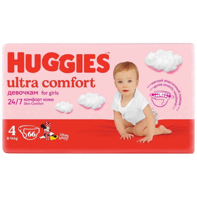 HUGGİES UC MEQA N4 66X2 QIZ