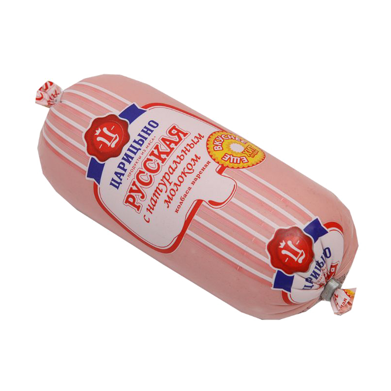 CAR KOLBASA 500 GR RUSSKAYA S MOLOKO
