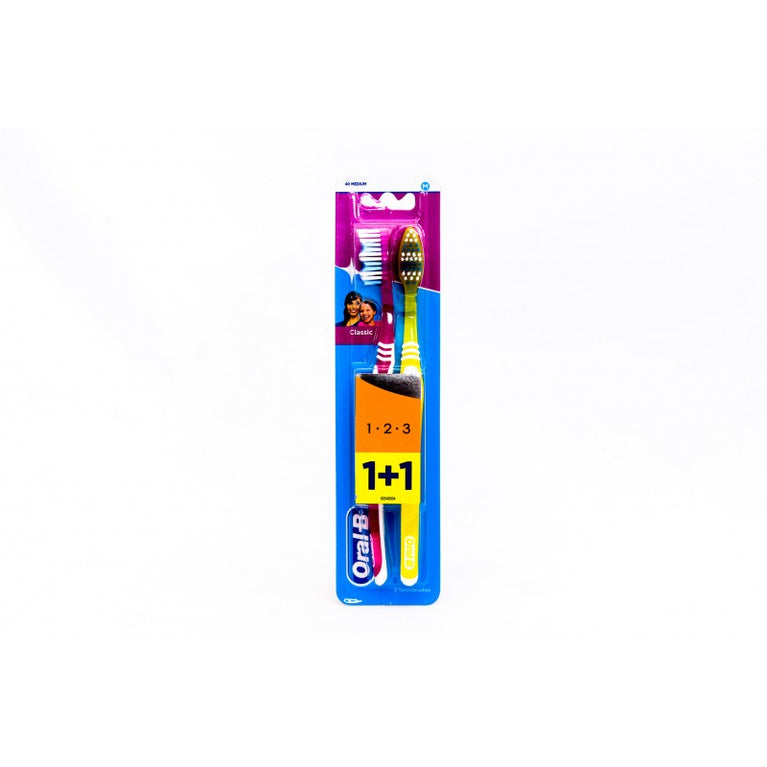 ORAL-B DİŞ FIRÇASI KLASSİK 40 MEDİUM 1+1