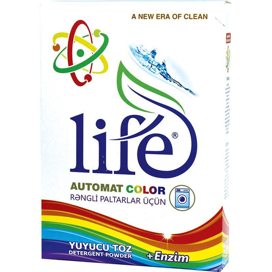 LİFE YUYUCU TOZ AVTOMAT 450 QR RƏNGLİ