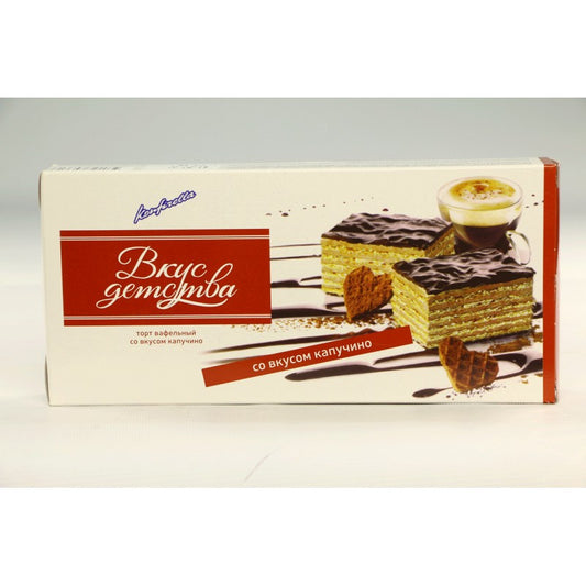 KONFİRELLA KAPUÇİNOLU VAFLİ TORTU 220 QR