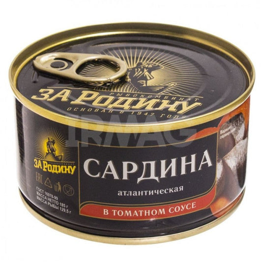 ZA RODINU SARDINA ATLANTIK TOMATDA 185GR
