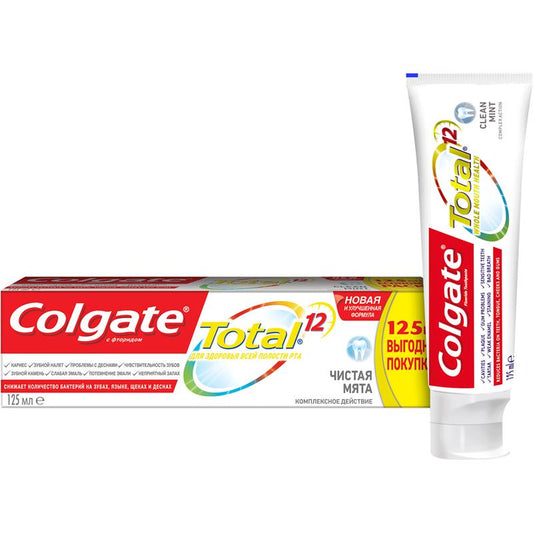 COLGATE TOTAL DİŞ MCN 125 ML TMİZL NANƏ
