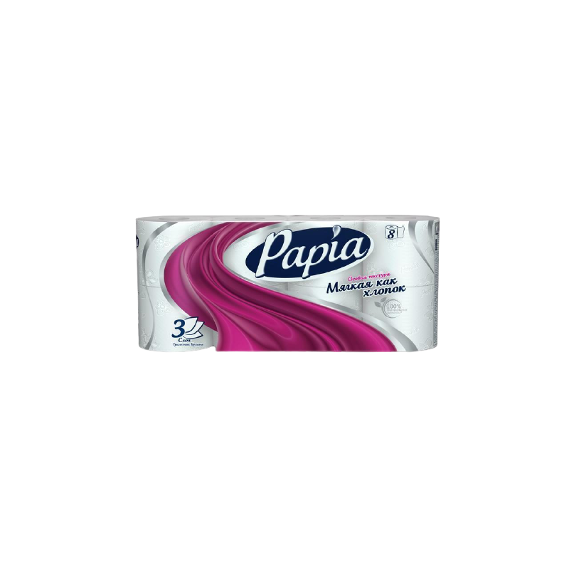 PAPIA TUALET KAĞIZI 8 Lİ 3QAT