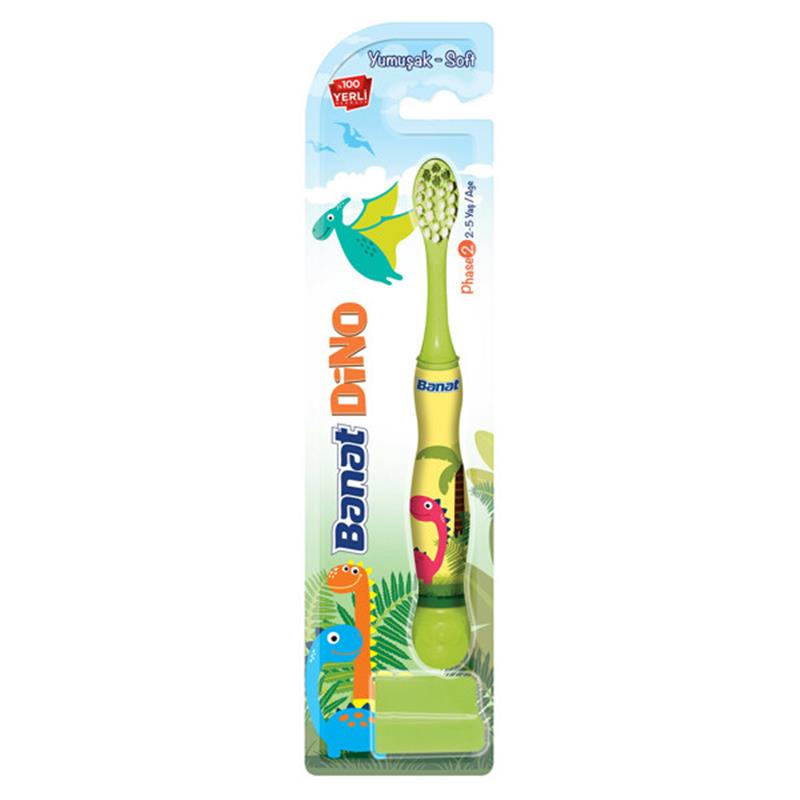 BANAT DİŞ FIRÇASI 2-5 YAŞ N2 DİNO SOFT