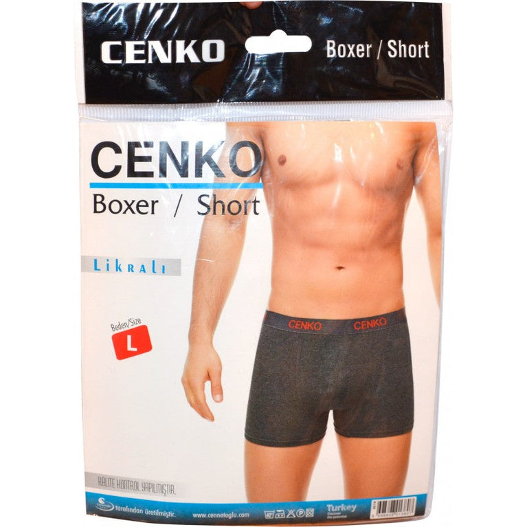 CNT CENKO KİŞİ BOXER(LİKRA)QARA XXL 0519